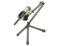 The RE12g Mini is a mini modular recoilless disruptor. The cannon is powered by an electrically or percussion initiated 12 gauge cartridge and features an 18.5mm bore barrel.